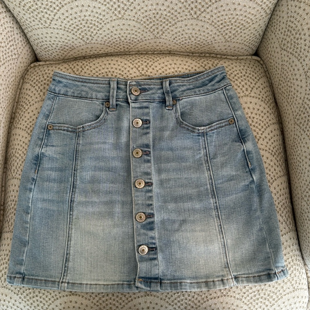American Eagle Outfitters Blue Denim Skirt